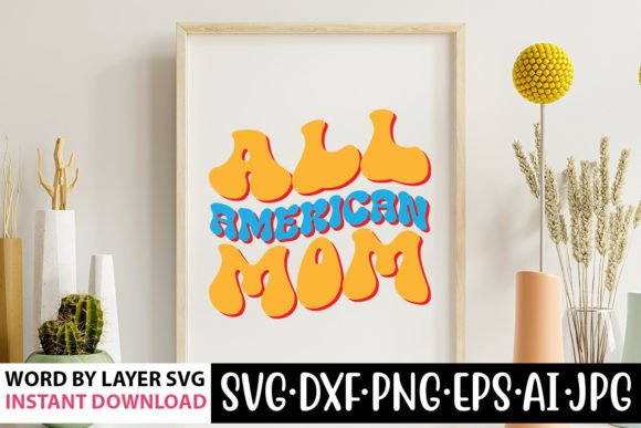 All American Mom Retro Svg Design: Graphics and Crafts Review