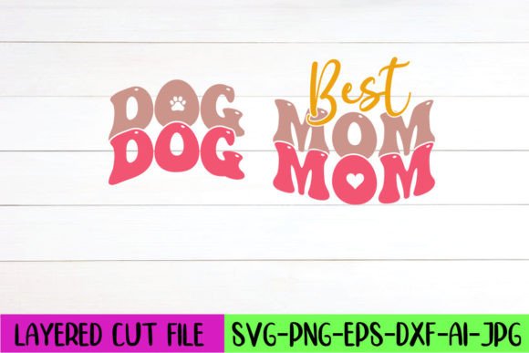 Best Dog Mom Retro SVG Design: Graphics for Crafts
