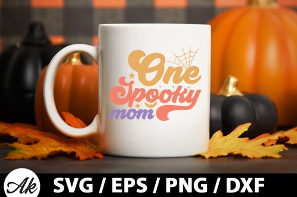One Spooky Mom Retro SVG Graphics and Crafts Review