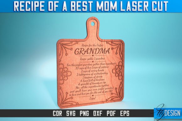 Recipe of a Best Mom Laser Cut SVG Graphics & Crafts Review